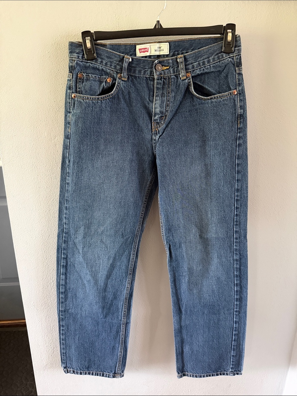 Levi's 550 Boy’s Straight Blue Denim Jeans